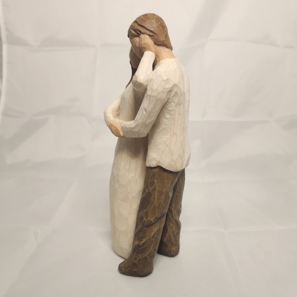8 1/2” Willow Tree Together Wooden Figurine Decoration - Picture 2 of 10